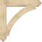 Ekena Millwork Thorton Arts and Crafts Rough Sawn Bracket w/ Offset Brace, Douglas Fir, 8"W x 42"D x 42"H BKT0806X42X42THR03RDF - alternate 4